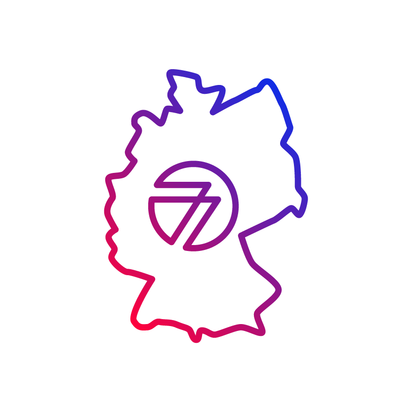 icon deutschlandweites know how gradient rot
