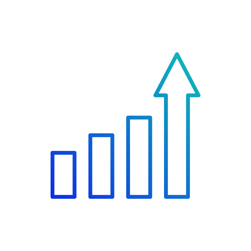 icon wachstum gradient